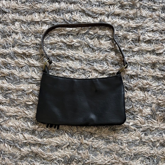 Chateau Black Shoulder Bag with Butterfly Detail - Picture 2 of 8